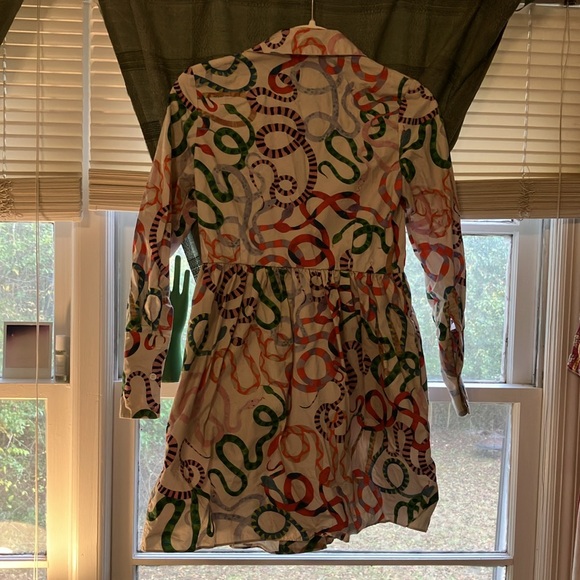 NWOT Rachel Antonoff snake print dress - Picture 4 of 4